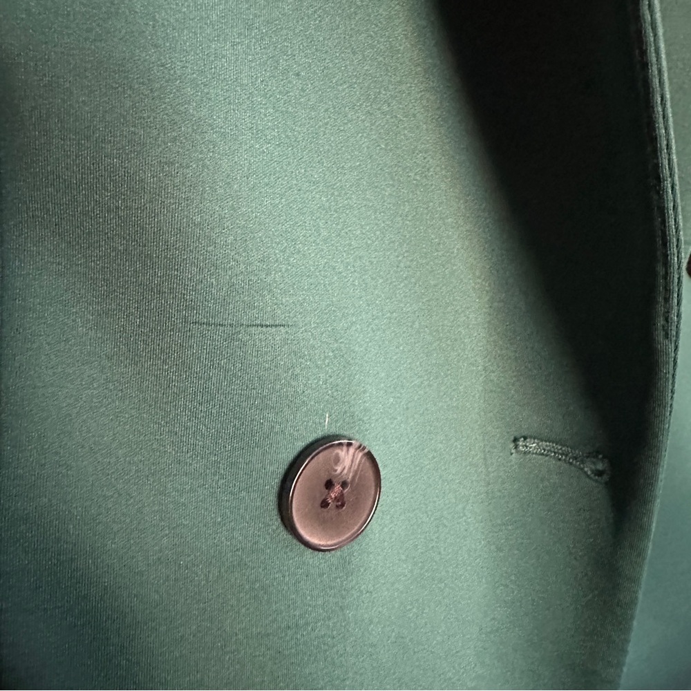 EXPRESS GREEN DOUBLE BREASTED BLAZER -small - Picture 5 of 5